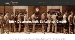 Desktop Screenshot of buerk-datentechnik.de