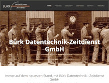 Tablet Screenshot of buerk-datentechnik.de